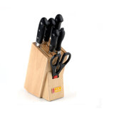 十八子作锐锋七件套刀 黑色 S1106厨房菜刀具