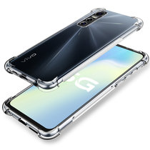 vivos7e手机壳 VIVO S7E 手机套 保护壳 透明硅胶软壳全包防摔气囊保护套支架钢化膜