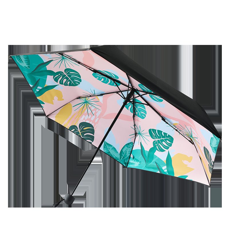 miniso名创优品 繁花满园三折防晒伞(粉红色 默认版本)