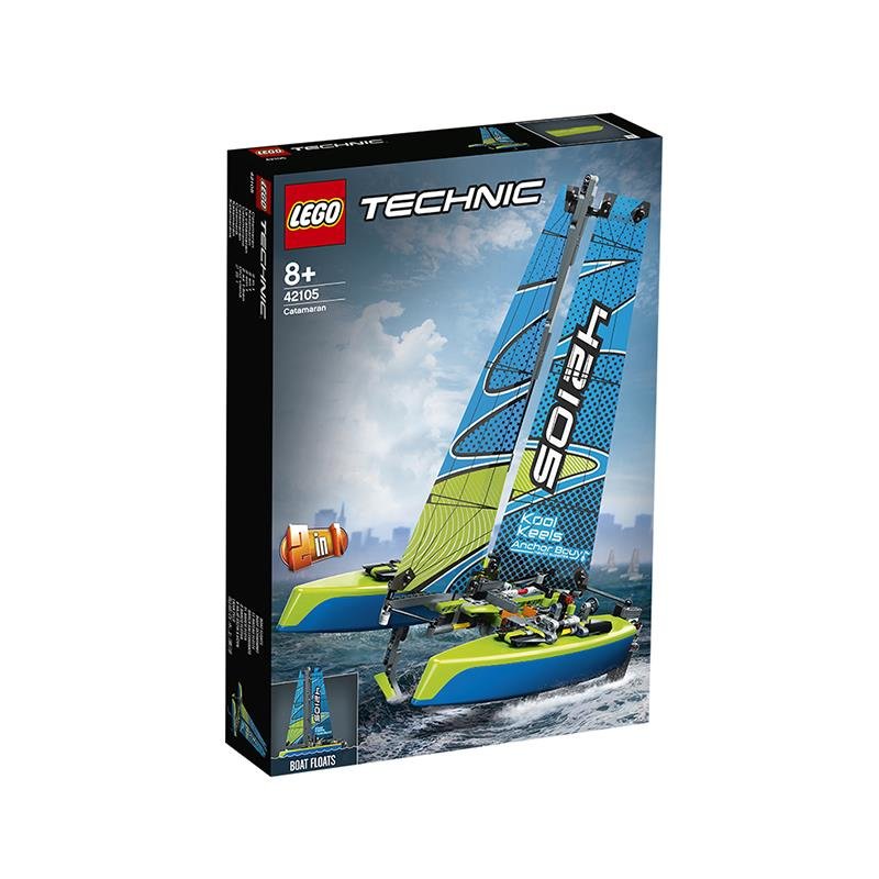 乐高机械系列漂浮双体船42105男孩拼插积木玩具