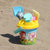 乐佳凡夏天儿童沙滩戏水玩具早教工具挖沙漏铲子玩沙土玩雪亲子互动套装沙滩桶玩具礼物 生肖沙滩桶7件套(混色 版本)