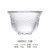 日式锤纹玻璃品茗杯描金水晶透明功夫茶具套装家用主人小茶杯茶碗(透明 D款)