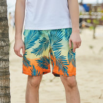 巴洛尼莫 情侣沙滩裤宽松版型夏季海边度假冲浪游泳漂流速干短裤(蓝色 S)