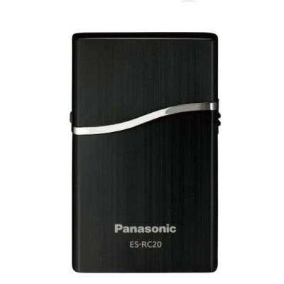 松下（Panasonic）ES-RC20-K405 电动剃须刀 商旅时尚 随身酷品 便携小巧 超薄机身(黑色 个人护理)