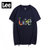 LEE男士印花炫彩logo字母短袖T恤L329922LQB8D(深蓝色 M)