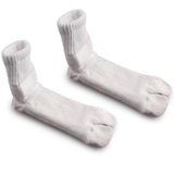 仕理兰健步袜/健康袜（女士）白色 均码 雪地靴脚部伤痛防治型功能袜 2只/盒