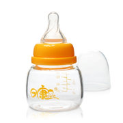 日康 玻璃果汁奶瓶 初乳奶瓶 新生儿奶瓶 喂药瓶 80ML RK-3057