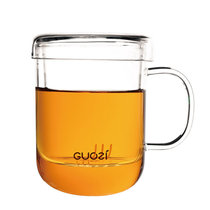 果兹（GUOZI）左茗绅士杯茶水分离杯玻璃办公杯GZ-S12 500ml(500ML)