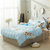 悦洁水洗棉四件套双人床上用品套件床单被套枕套 彩色回忆系列四件套QS 长颈鹿-蓝 1.5-1.8米(默认)