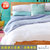 茉菲家纺 亚麻床品套件时尚简约床上用品三件套四件套 床单被套1.2米床1.5米床1.8米床 白色(白色)
