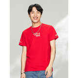 Lee男士短袖T恤 圆领L438973RX80Y(红色 S)