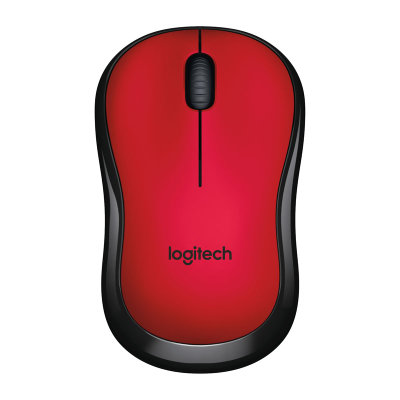 罗技（Logitech） M220 静音无线鼠标笔记本家用办公无声省电鼠标(红色 标配)