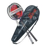 红双喜 202型 华士系列羽毛球拍 家庭娱乐健身羽毛球拍 体育用品 两只一副装 送3只球