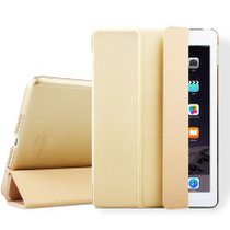 苹果ipad air2保护套ipadair1平板保护壳ipad5/6皮套ipad4超薄休眠皮套iPad mini2保护壳(土豪金 ipad 6/air 2)
