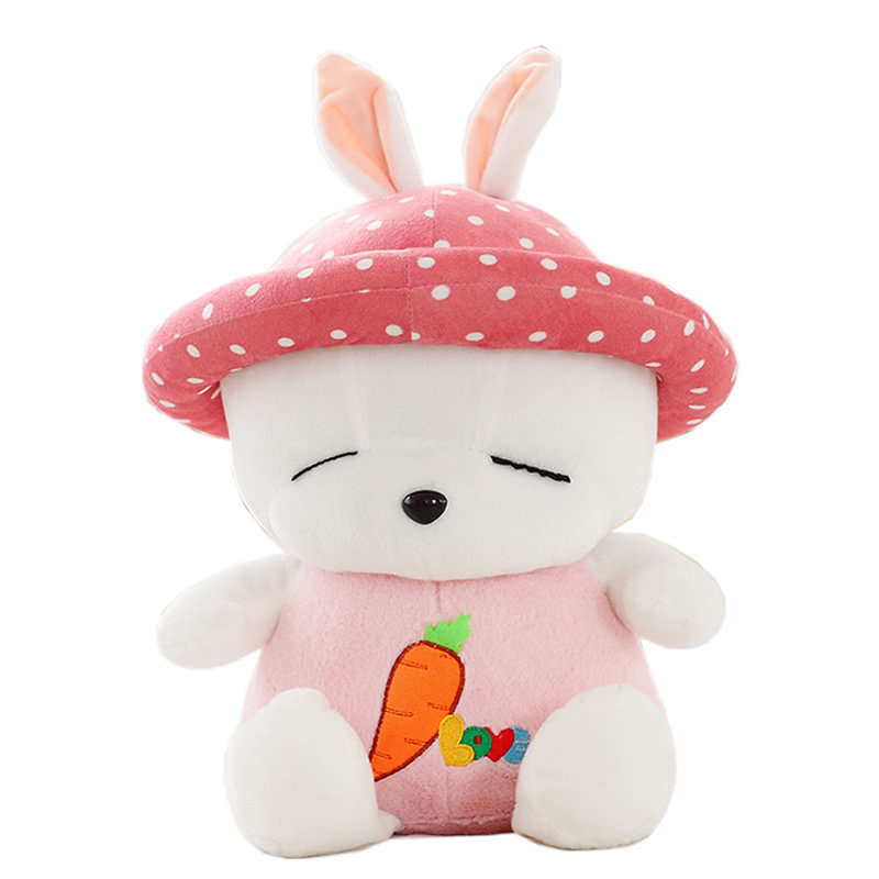 【毛绒/布艺粉红色儿童款45cm图片】流氓兔公仔大号布娃娃可爱毛绒