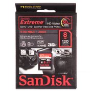 闪迪（SanDisk）Extreme 8GB Class10 SDHC存储卡