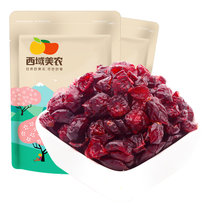 西域美农 切片蔓越莓干118g/袋 休闲零食 蜜饯果干 零食小吃 果脯(半颗蔓越莓118g)
