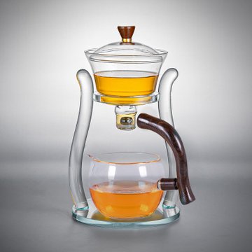 茶具套装家用玻璃磁吸全自动透明懒人泡茶器简约功夫茶壶茶杯用品