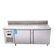 穗凌(SUILING)TZ0.4L2-B 400升1.8米长 双门卧式冰柜单温冷冻冷藏转换商用厨房柜工作台不锈钢操作台