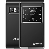 天语（K-Touch）T5 移动联通2G 翻盖老人手机 双卡双待 黑色