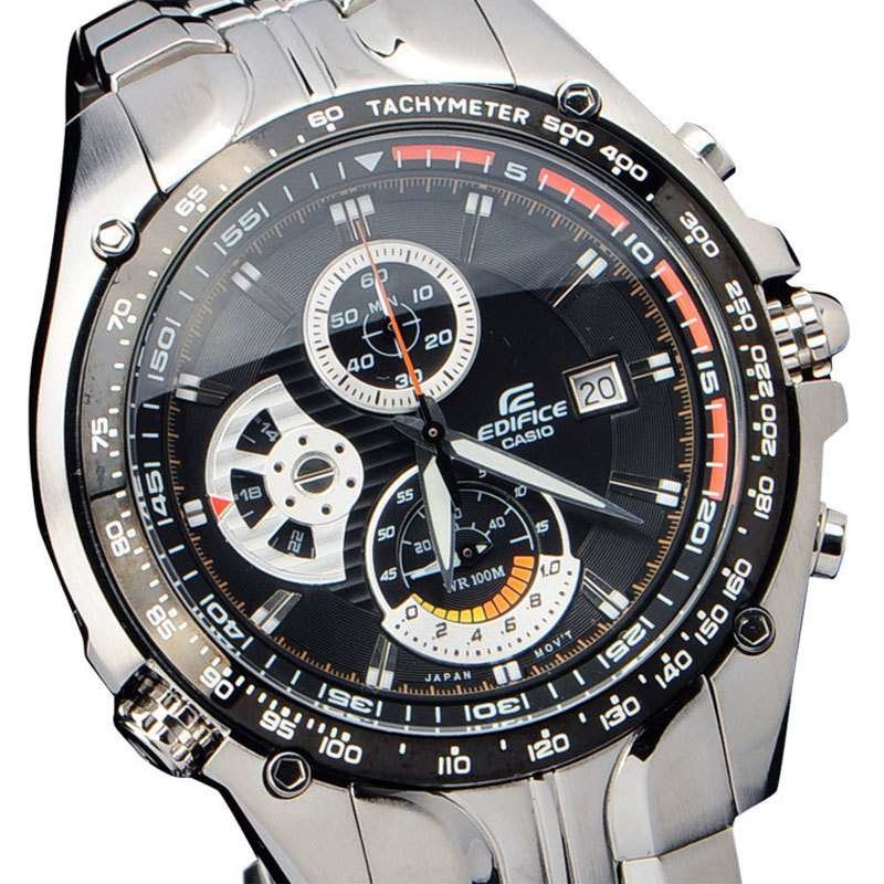 瑞士品牌表卡西欧casio手表edfice系列速度旅程三眼计时石英男士手表