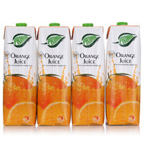 普瑞达100%橙汁1L*4 地中海塞浦路斯进口