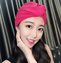 SUNTEK韩国泳帽女长发时尚可爱美颜成人加大不勒头大号女士泡温泉游泳帽(玫红)