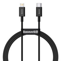倍思(Baseus) Type-c苹果数据线 PD20W快充数据线 1米/2米加长(1米黑色)