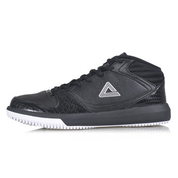 peak匹克耐磨橡胶底防滑减震经典篮球鞋运动鞋e33071a黑色41