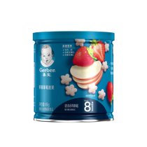 超市-宝宝零食嘉宝苹果草莓味泡芙（8月龄以上）(1)