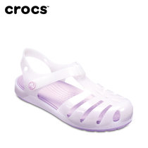 Crocs女童凉鞋 卡骆驰伊莎贝拉夏季女儿童沙滩鞋公主鞋|204035(C13 30.5码20cm 天堂粉)