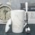 创意个性杯子陶瓷马克杯带盖勺潮流情侣喝水杯家用咖啡杯定制logo(双子座+专属勺+盖子（白）)