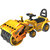 活石 儿童玩具工程车挖掘机可骑可坐滑行学步车(豪华款轧路机)