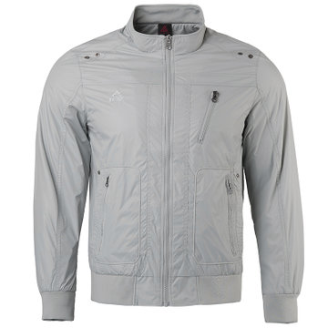 peak匹克2014秋冬男款保暖立领长袖运动夹克外套f241011浅灰x3l185