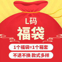 加厚弹力行李箱保护套拉杆箱保护罩20寸旅行箱24托运耐磨(福袋--L码--26寸-29寸--款式随机发--介意慎拍)
