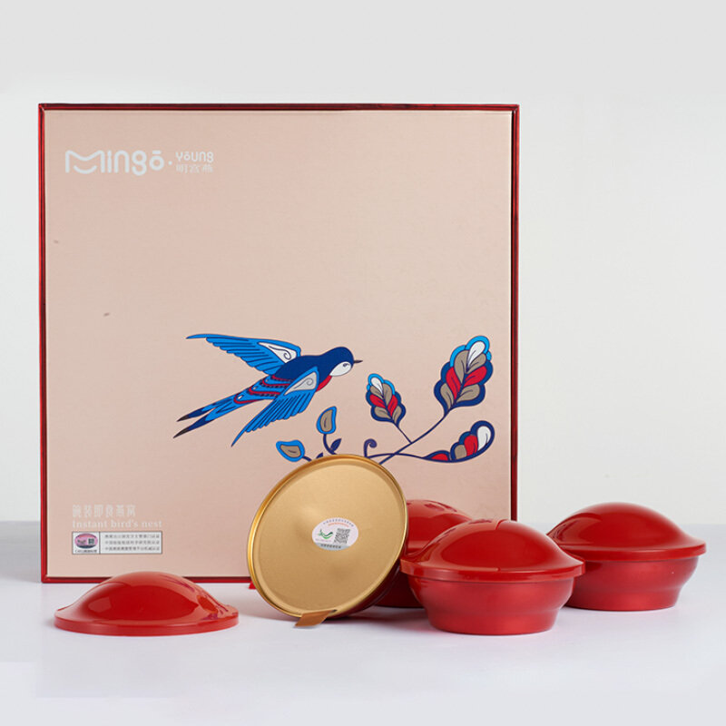 南北干货明宫燕品鉴出品碗装即食燕窝礼盒装130g4高含量孕妇可用营养