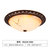 欧式吸顶灯圆形LED灯创意个性节能美式过道阳台走廊家居灯欧式灯(D6639-500A)