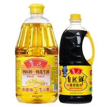 鲁花 花生油 1.8L 赠800ml自然鲜酱油(吉林、黑龙江,广西、海南、云南、新疆、西藏、青海、港澳台不发货）(1.8L 赠品)
