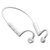 新款KS-19不入耳音传导挂耳蓝牙耳机商务不伤耳运动颈挂式耳机(白色 KS-19)