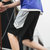 卡郎琪 沙滩裤男五分裤2020新款夏季外穿拼接运动裤潮学生大码男士休闲裤(KXP-S13黑色 L)