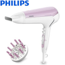 飞利浦（PHILIPS）电吹风机 恒温冷热风负离子 家用大功率吹风筒 BHD278(紫色 热销)