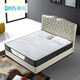 寝尚床垫 乳胶床垫 天然椰棕床垫  1.8米双人床垫(白色 1800*2000)