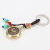 黄铜转钱钥匙扣挂件创意男士随身汽车锁匙个性十二生肖装饰小把件
