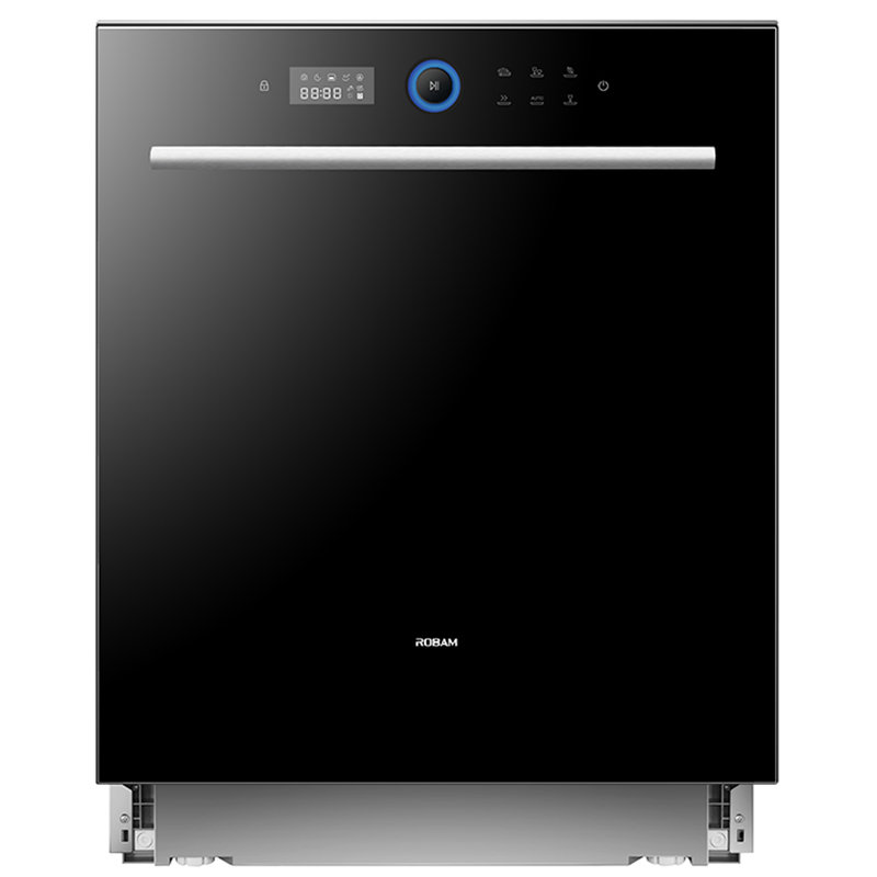 老板robamwb755钢化玻璃嵌入式洗碗机