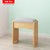 一米色彩 实木化妆凳北欧梳妆小凳子家用板凳卧室妆凳简约椅子(深灰色布艺凳面 小方凳)