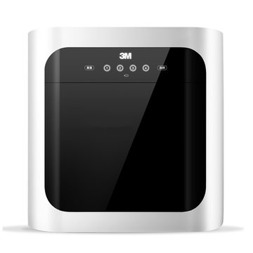 3m无泵双饮水净水器xpured1黑白色智能版