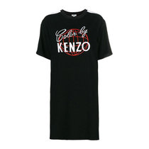 KENZO女士黑色连衣裙 F862RO0805AC-99M码黑 时尚百搭