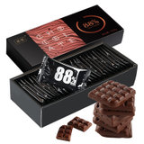 诺梵纯黑可可脂苦巧克力130g 国美超市甄选