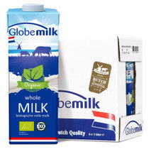 荷高有机全脂纯牛奶1L*6 荷兰原装进口