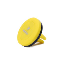 睿量REMAX RM-C10出风口手机车载支架磁吸附手机支架小巧便携苹果通用型(黄色)